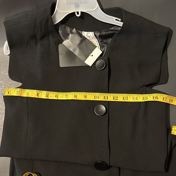 NWT C. Luce Inc Black Sleeveless Dress Size Large - Picture 8 of 9